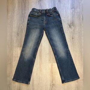 Boy’s Cat & Jack Dark Wash Bootcut Stretch Jeans 8